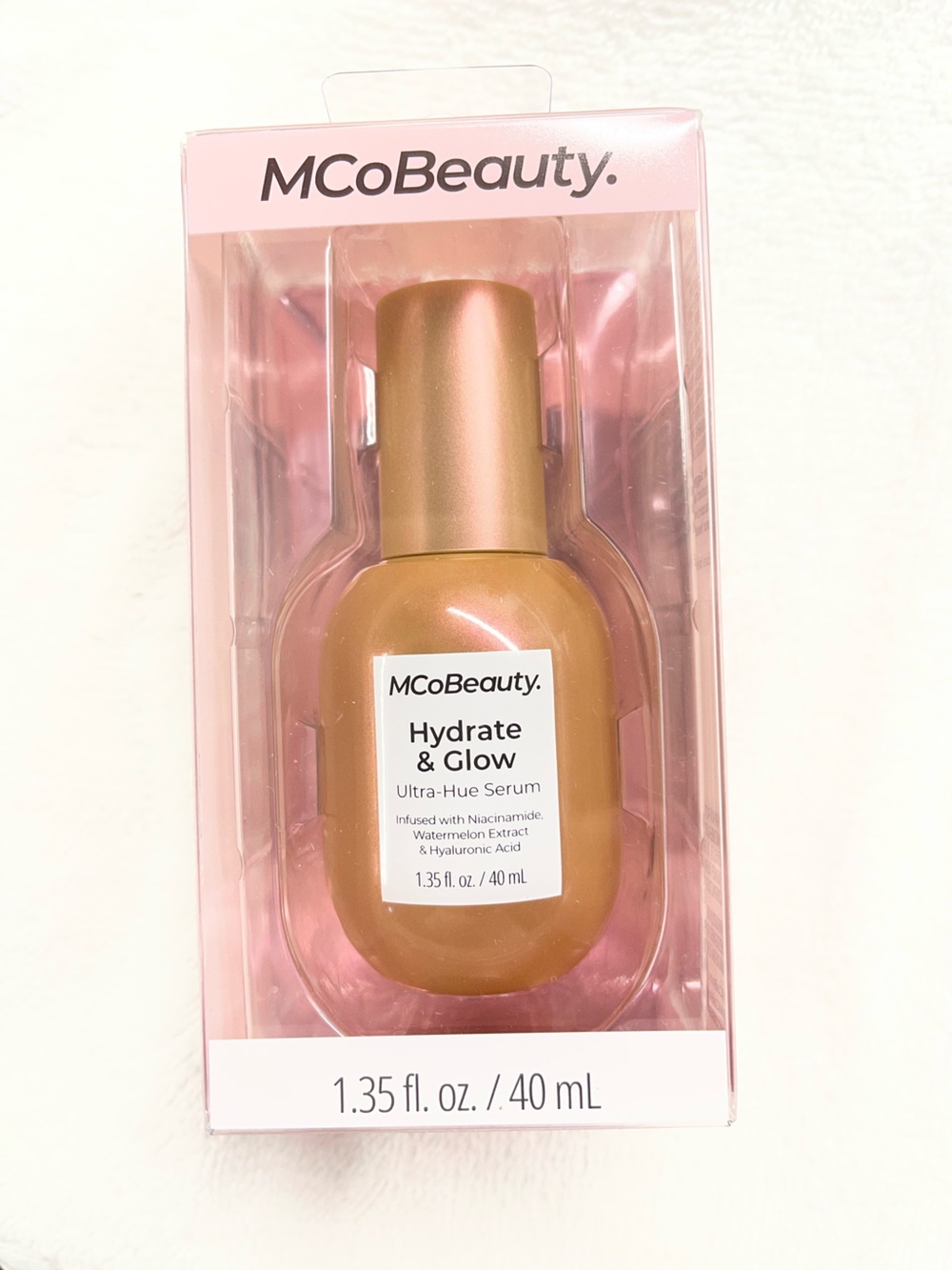 MCoBeauty Hydrate & Glow Ultra-Hue Serum new in box
